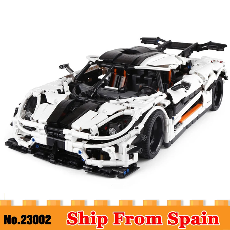 

New 23002 3136Pcs Technic series Traffic jam Model Building blocks Bricks Compatible with Legoed MOC 4789 to Boy Gift