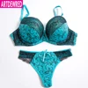 Original authentic high grade push up bra thong sets bras for women underwear bra set lace sexy lingerie panty female underwear ► Photo 2/6