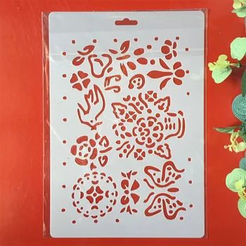 

26cm Dove Butterfly DIY Layering Stencils Wall Painting Scrapbook Coloring Embossing Album Decorative Paper Card Template