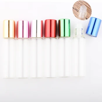 

Ynzzio 10 ml Portable Amber Roll On Roller Bottle for Rollerball Essential Oils Refillable Perfume Bottle