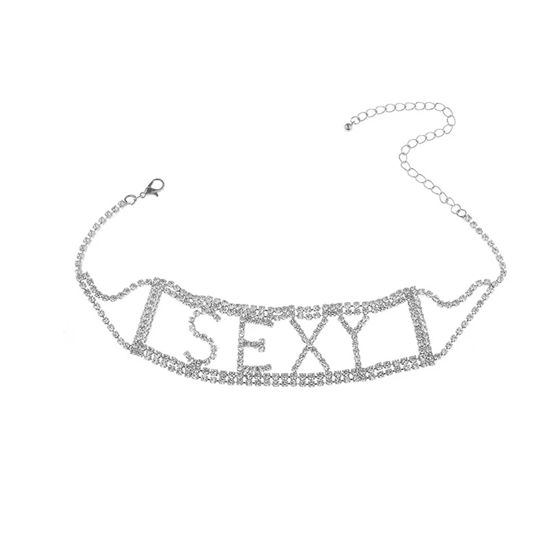 Роскошный чокер ожерелье s модное готическое колье сексуальное ожерелье со стразами женское ювелирное готическое тату ювелирные изделия