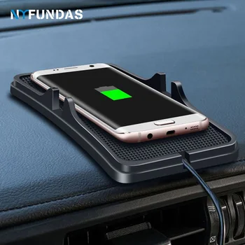 NYFundas car wireless charger Qi fast charging pad for iphone XS MAX XR 8 plus X XS samsung galaxy note 9 8 mount dock station NYFundas car wireless charger Qi fast charging pad for iphone XS MAX XR 8 plus X XS samsung galaxy note 9 8 mount dock station