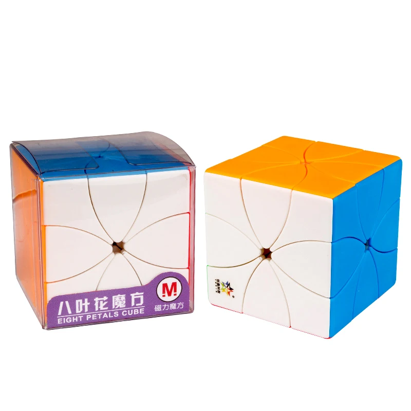 

Yuxin Little Magic Cube Eight Petals Magnetic Strange Shape Eight Leaf Flowers Cubo Magico Profissional Puzzle Toys For Children