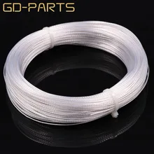0.12MM2-6.0MM2 High Purity Silver Plated OCC Teflon Wire Copper Cable For Hifi Audio DIY Amplifier Speaker Headphone AWG26-AWG9 hifi audio one pair 8ag occ silver plated audio hifi speaker cable speaker wires 2 to 2 with y spade connector