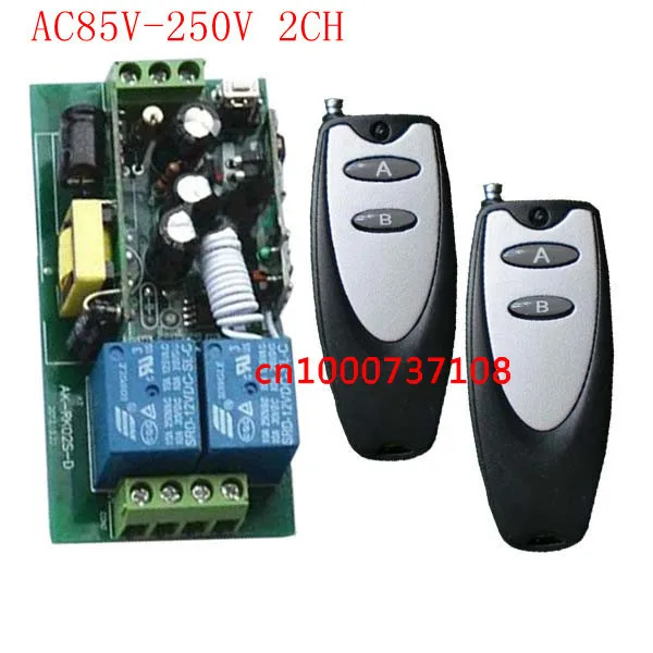 

AC110V 220V 250V 2CH Long Distance Remote Switch,Radio Controller/Transmitter & Receiver,electrical switch Power switch