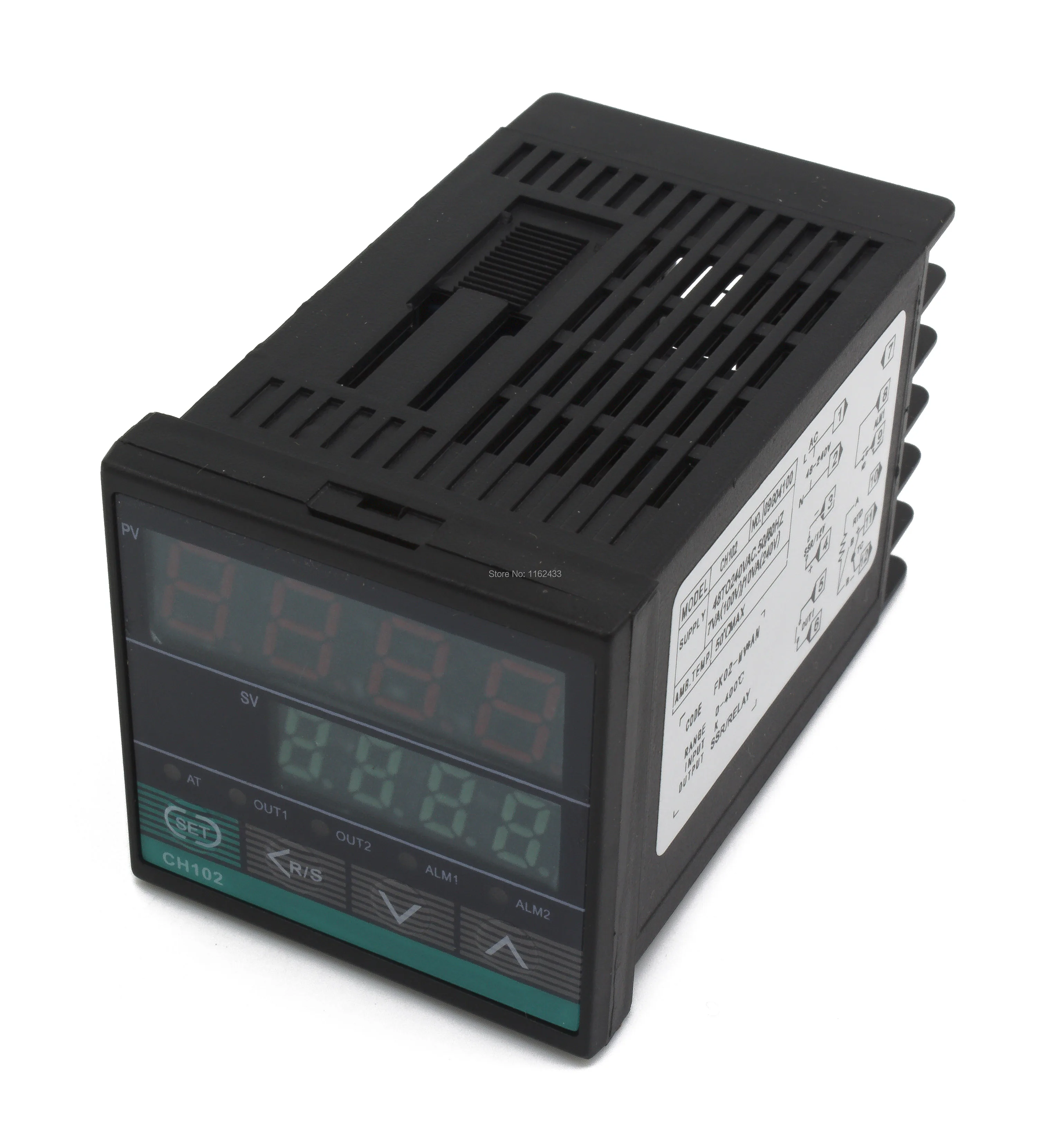 

CH102 short case relay + SSR output digital PID temperature controller