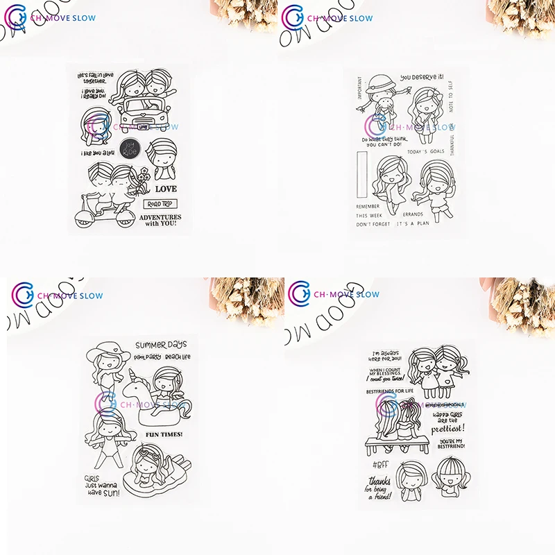 

CH Girls and Boys Stamps DIY Scrapbooking Card Stencil Paper Cards Album Decoration Embossing Folder