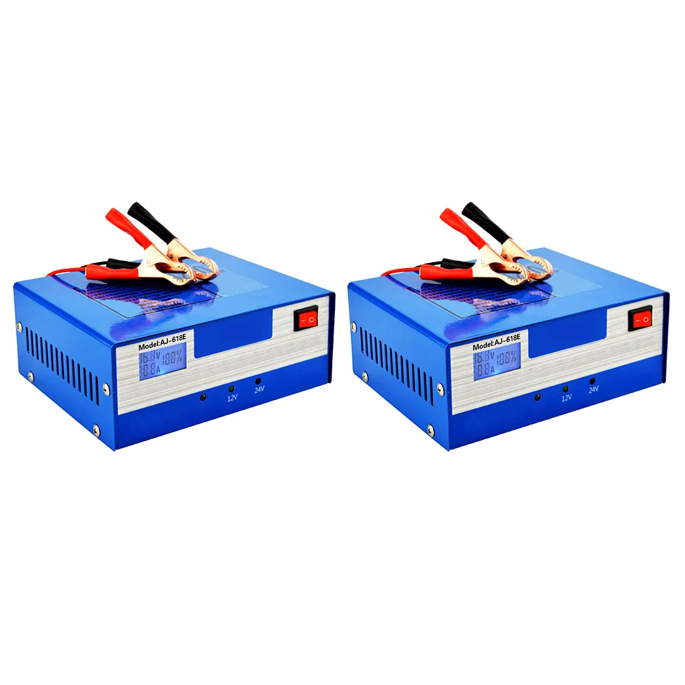 

Car Battery Charger Tender Maintainer Automatic Intelligent Pulse Repair 130V-250V 200AH 12/24V With Adapter Universal Portable