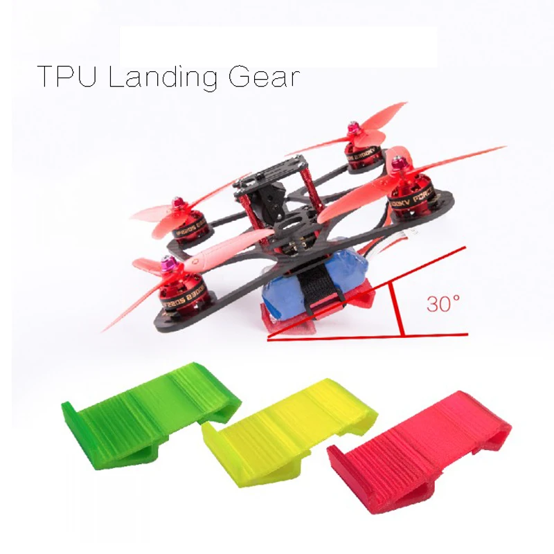

3D Printing TPU Frame landing Gear bracket battery protect plate for iflight iX5 V3 FPV RC Racing 200mm~250mm Frame kit