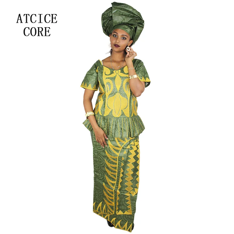 African Dresses For Women African New Fashion Design Bazin Embroidery Dashiki African Clothes