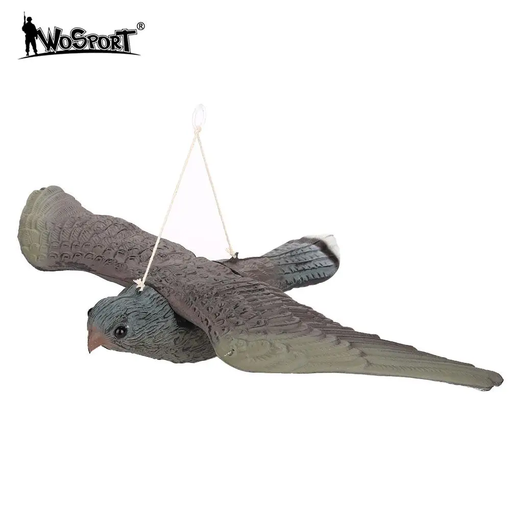 Buy Grey PE Eagle Decoy Trap Fake Bird Hunting