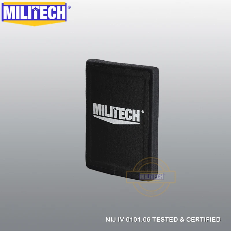 MILITECH 6 ''x 8'' NIJ уровень IV пуленепробиваемая боковая пластина 6 на 8 Al2o3 отдельно стоящая баллистическая ESAPI NIJ уровень 4 панели