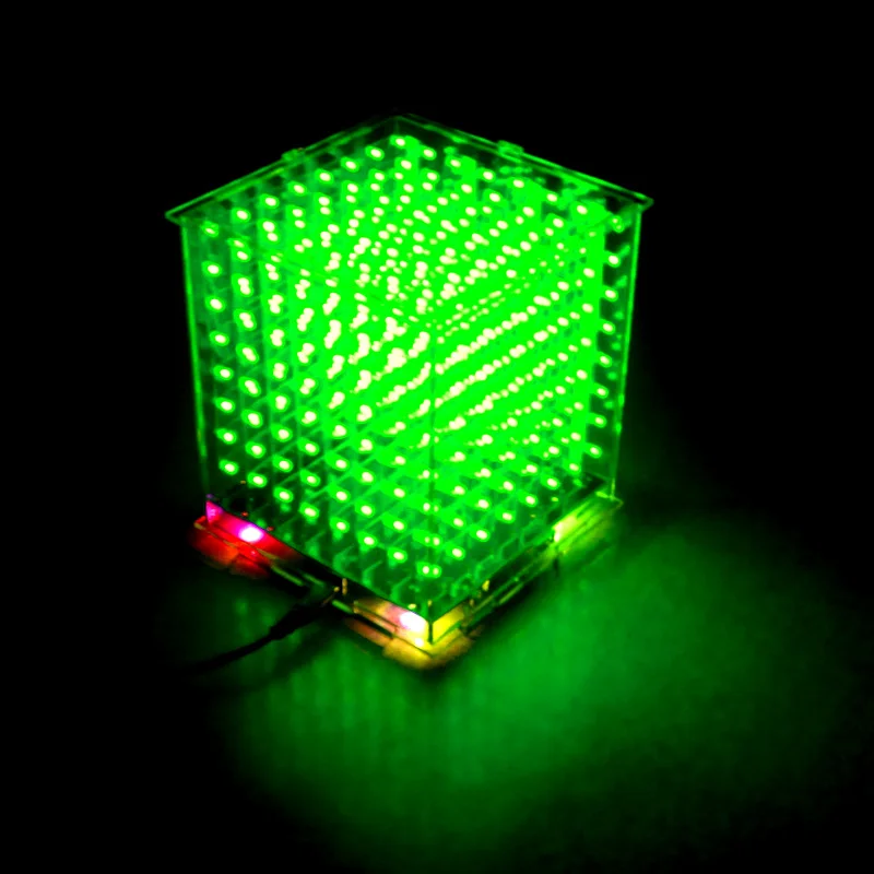 DIY 3D8 LED mini Cubes blue with excellent animations /3D CUBES 8 8x8x8 Kits/Junior, Display,Homemade Animation by Arduinos DIY 3D8 LED mini Cubes blue with excellent animations /3D CUBES 8 8x8x8 Kits/Junior, Display,Homemade Animation by Arduinos