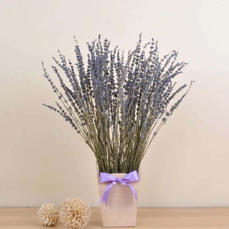 Dried lavender bouquet simulation floral table home decoration lavender