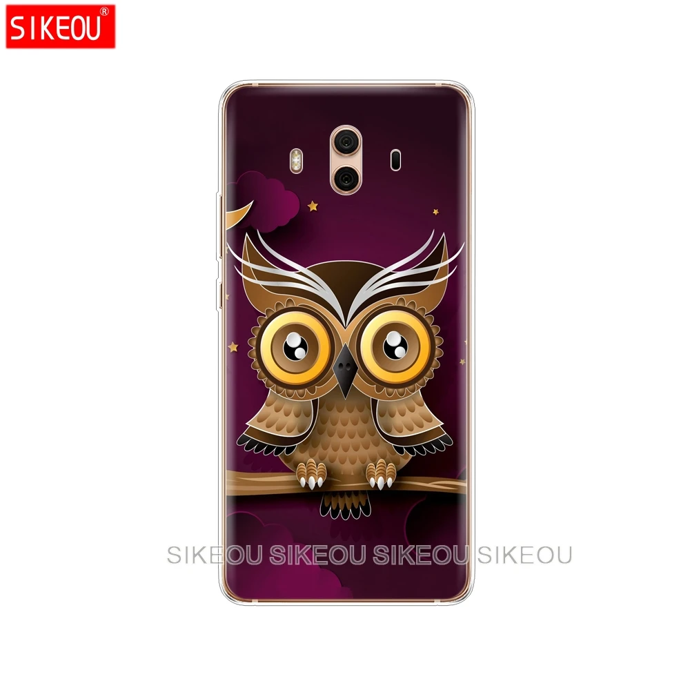 Силиконовый чехол для телефона Huawei mate 7 8 9 10 pro LITE с милыми животными мультяшными
