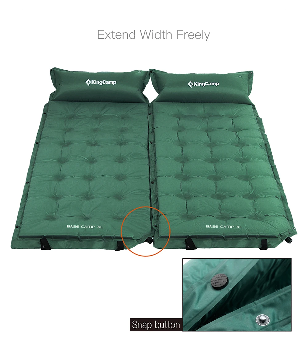 KingCamp-Mat-Self-Inflating-200cm-Camping-Pad-Sleeping-Mattress-with-Pillow-Inflatable-Bed-for-Outdoor-Camping-Hiking -4
