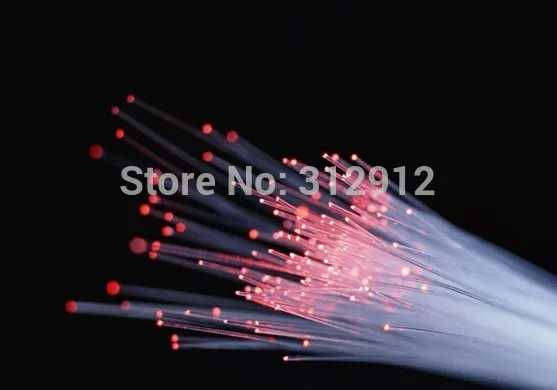 1.0mm diameter/1500m/roll PMMA fiber optic cable end glow for decoration lighting