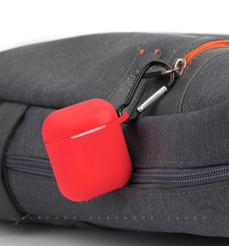 Мягкий силиконовый чехол для наушников Air Pods противоударный защитный чехол для наушников водонепроницаемый для Iphone 7 8 Гарнитура