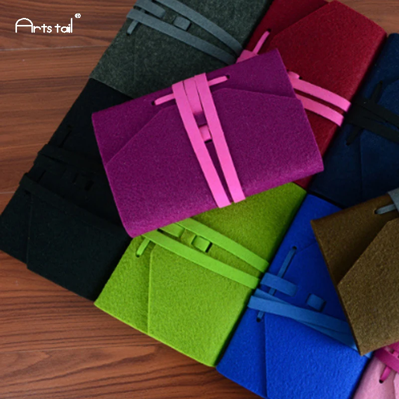 Arts Tail Wool Felt Cover Creative Retro Bands Vintage School Office Loose Sheet Note Book Kraft Paper Travel Daily Notebooks Arts Tail Wool Felt Cover Creative Retro Bands Vintage School Office Loose Sheet Note Book Kraft Paper Travel Daily Notebooks