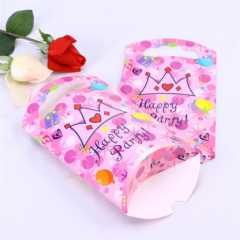 

12PCS Creative Non-toxic Eco-friendly Party Favor Sacks Paper Treat Bags Bake Pouch for Storing Biscuit Candy Snacks Cookie