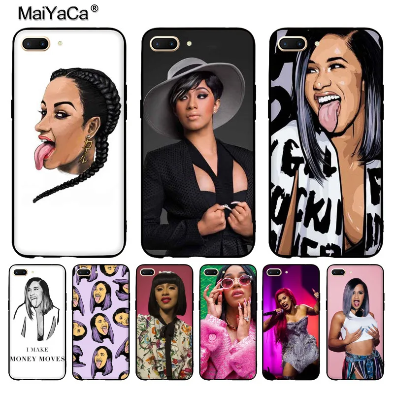 MaiYaCa Cardi B DIY Окрашенные аксессуары для телефона чехол OPPO R9s R11 R9 R15 ЧЕХОЛ ДЛЯ vivo X9sPLUS