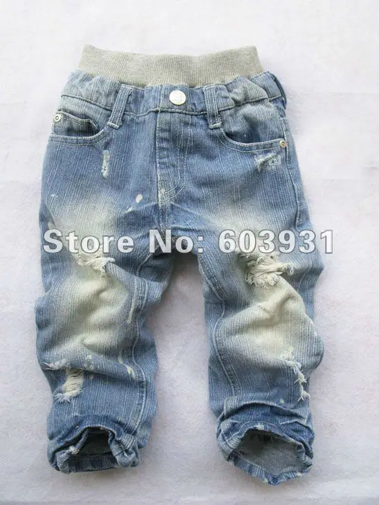 B2W2 Boys' Jeans Children Jean baby pants Boy's Jeans Cowboy pants