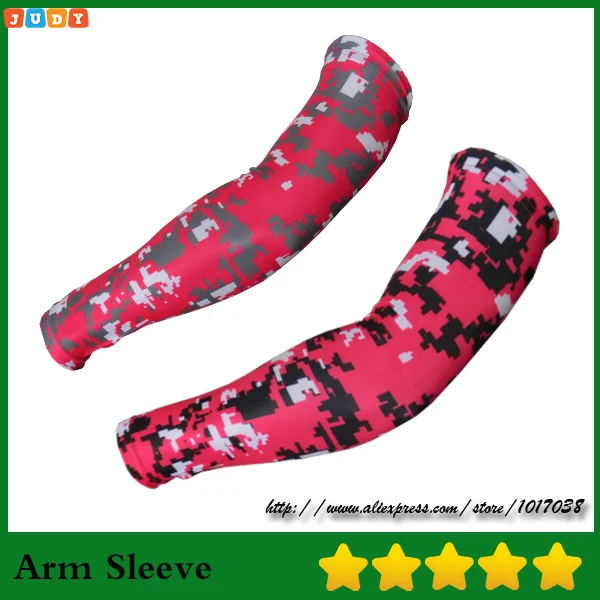 2016 Shooter Baseball Arm Sleeves Football Basketball Compression Camo