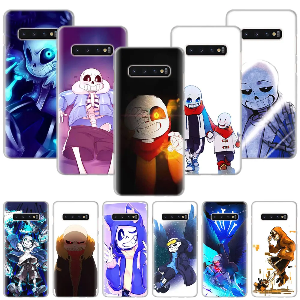 

undertale papyrus sans doggo Phone Cases for Samsung Galaxy S8 S9 S10 Plus S10e M10 M20 S6 S7 Edge Hard PC case cover
