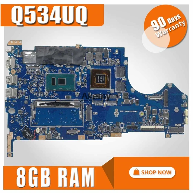 $US $223.63  Laptop Motherboard For ASUS Q534U Q534UX Q534UQ Q534UQK Mainboard with GTX940M/2GB Video card I7-65