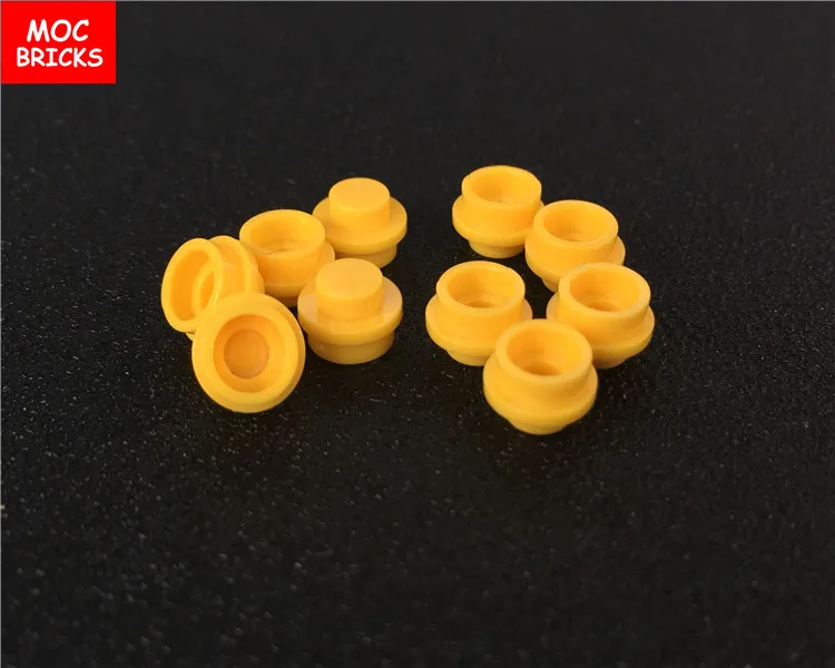 20 шт./лот кубики Moc модель пластины круглая 1x1 прямая сторона подходит с 4073