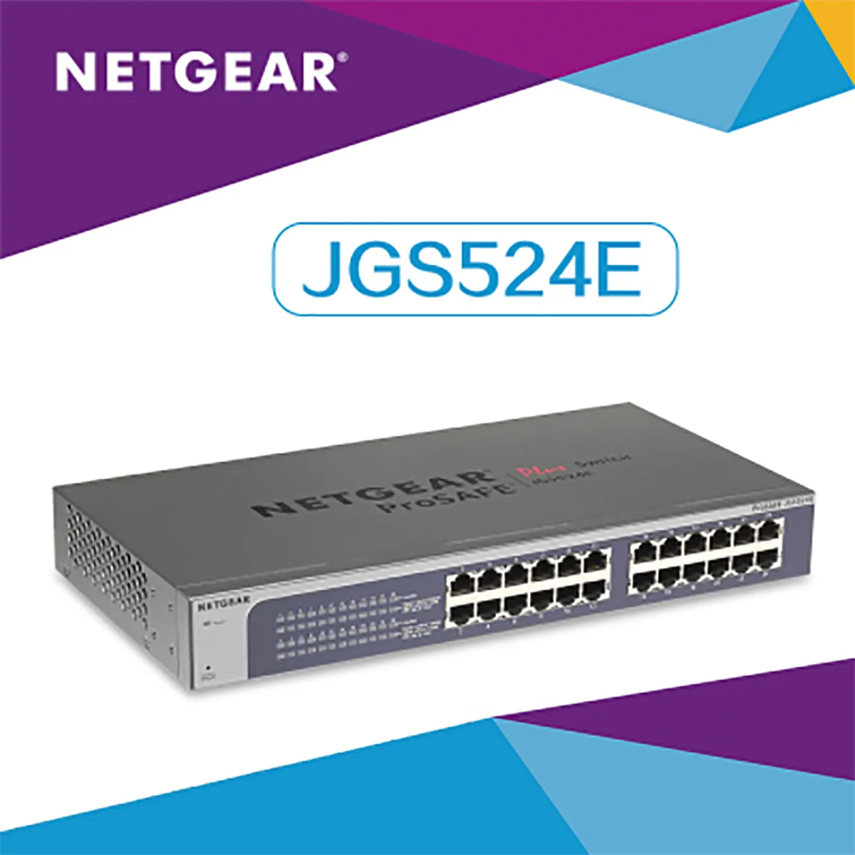 

POE switch Netgear netgear JGS524E 24 port full Gigabit switch iron shell network monitoring switch