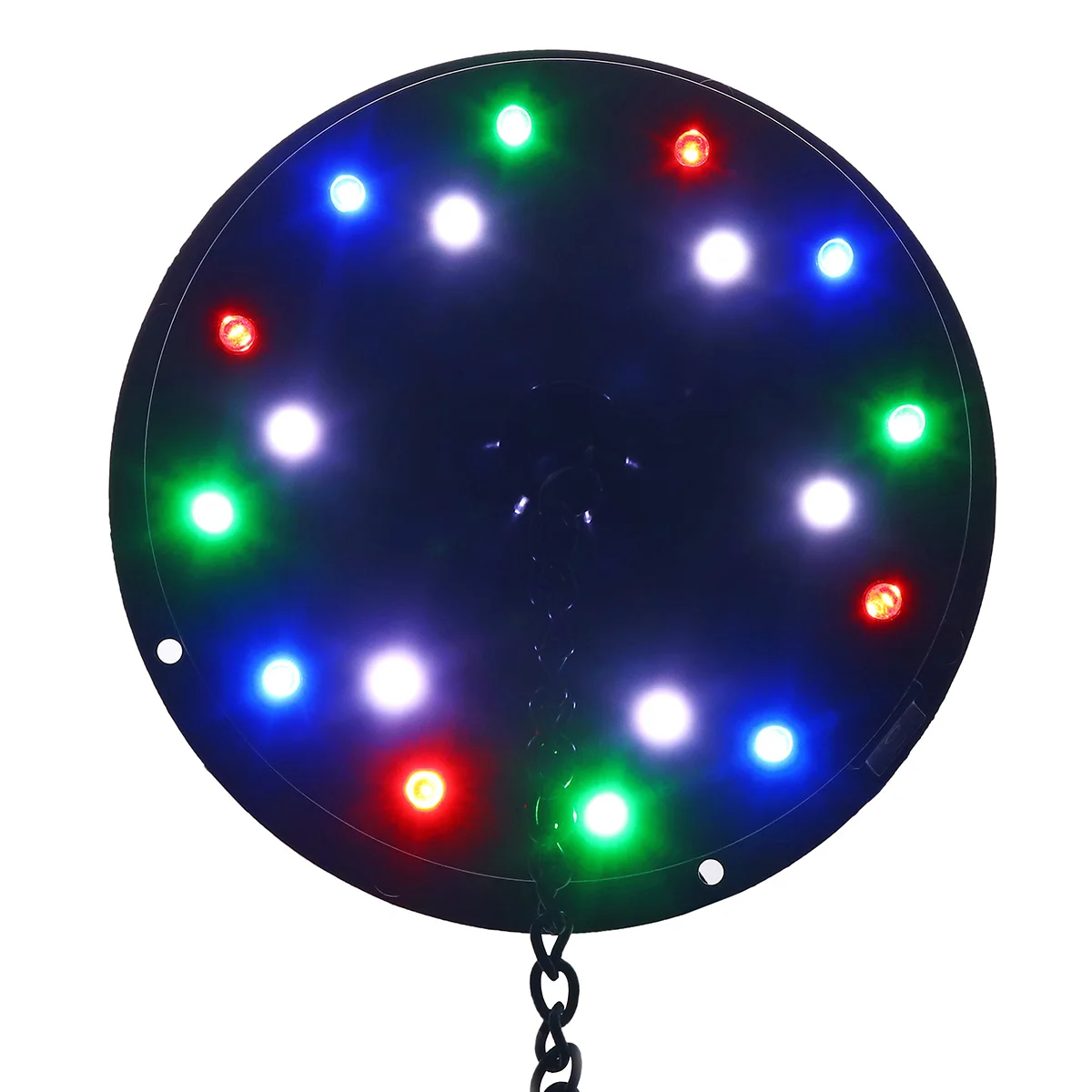 Bola de Discoteca Controle de Som Pendurado para Disco Luzes Vidro Rotativo Espelho Motor Reflexão Bola dj Festa Luz 18 Led 11 reflexão bola pendurado para disco dj festa luz