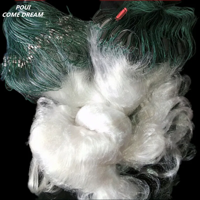 quality gill net H3*L100M 3layer 5 and 20cm mesh sink net fish trap sticky fishing net outdoor pesca reservoir fishing network