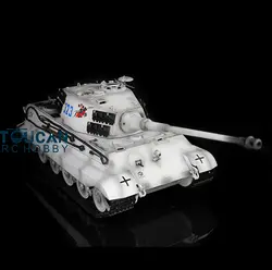 2,4 ГГц HengLong 1/16 масштаб Зимний снег немецкий Король тигр II RTR rc Танк металлические дорожки колеса 360 градусов вращения башни 3888A