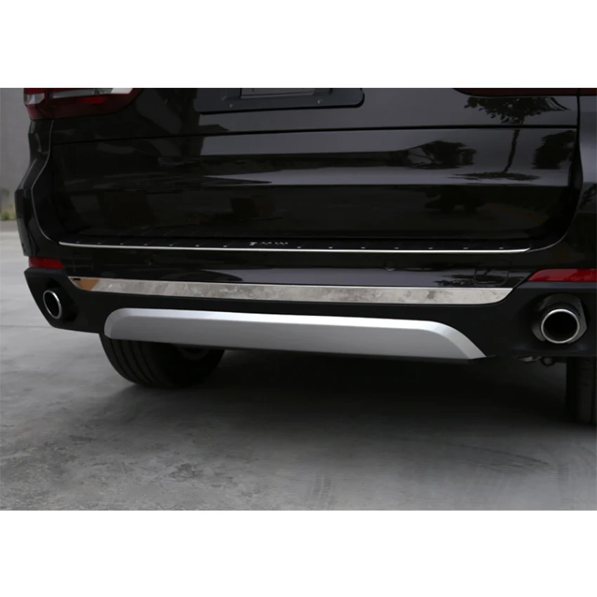 Fit for BMW X5 F15 2014 2017 Stainless Steel Chrome Rear Bumper Protect Strip Cover Trim Car Exterior Accessories Styling|Chromium Styling| - AliExpress Fit for BMW X5 F15 2014 2017 Stainless Steel Chrome Rear Bumper Protect Strip Cover Trim Car Exterior Accessories Styling|Chromium Styling| - AliExpress