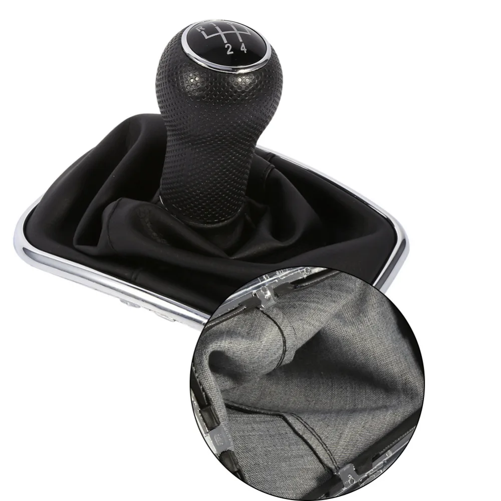 Beennex Shift Gear Shift Knob Gaitor Boot Black Anti Dust Cover 5 Speed Gear for B-o-r-a G-o-l-f Beennex Shift Gear Shift Knob Gaitor Boot Black Anti Dust Cover 5 Speed Gear for B-o-r-a G-o-l-f