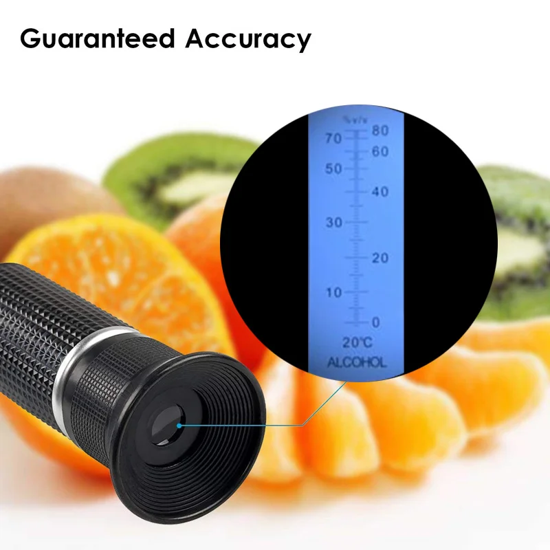 

Hot Home Brew Beer Refractometer Wort Dual Scale Temperature Compensation Specific Hydrometer with ATC LFD