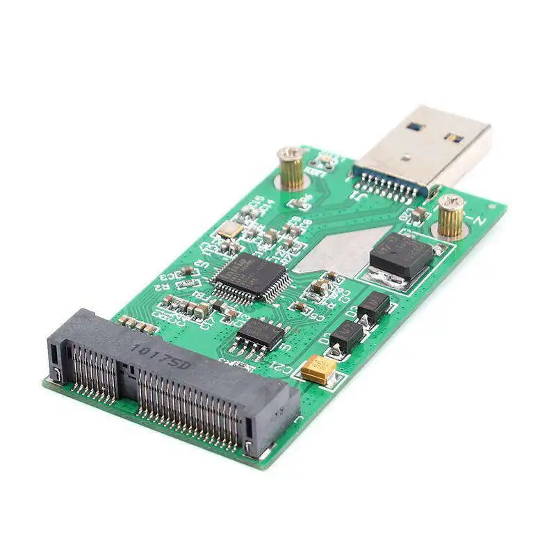 Usb 3 0 к Mini Pcie Msata Ssd Внешний Конвертор адаптер|Платы расширения| |