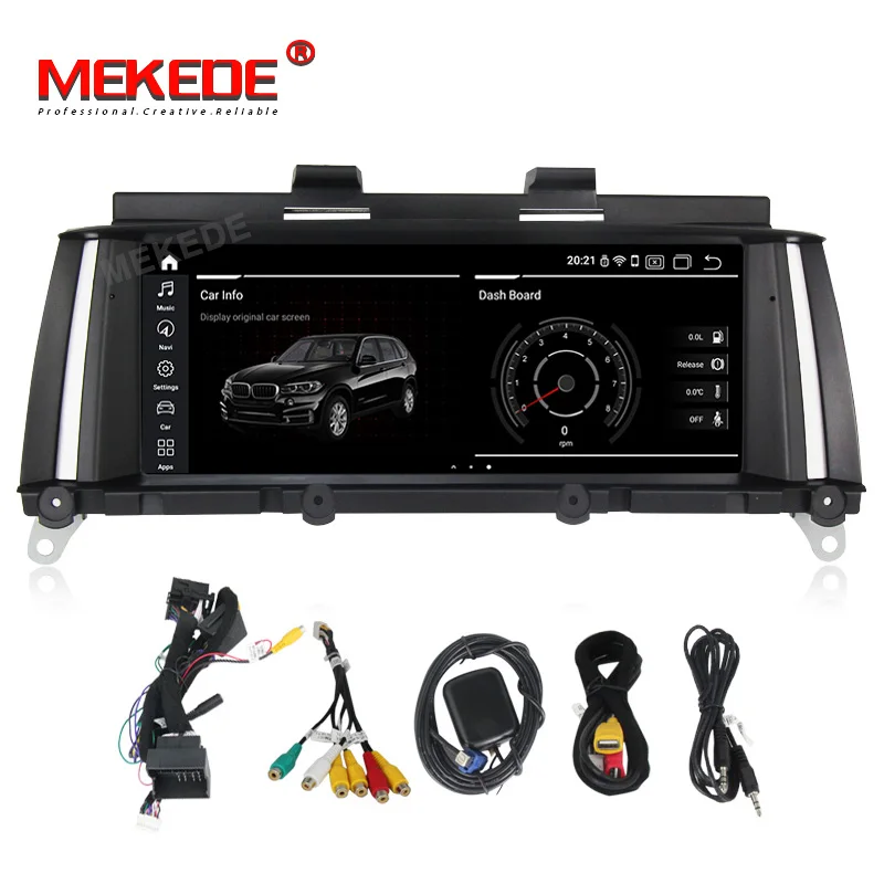Discount 4G Lte 4G+64G 8 core Android 9.0 MSM8953 car multimedia dvd player For BMW X3 F25 X4 F26 2010-2017 with audio radio WIFI GPS 4