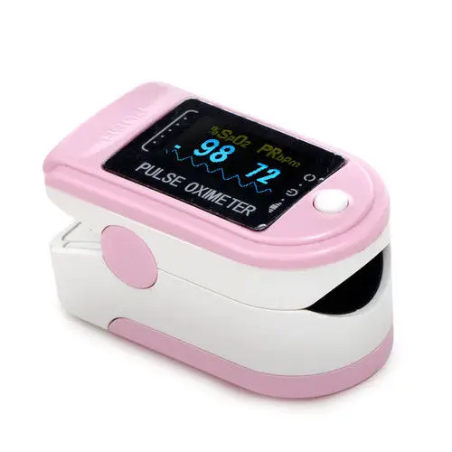 

Free rubber case CONTEC pulse Oximeter CMS50D Pink Free shipping Manufacture CE&FDA