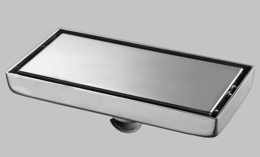 

Free shipping 304 stainless steel 10cm x15cm Large-traffic rectangle Floor Waste Grate Sanitary Floor Drain DR033