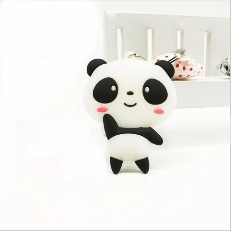 Креативный милый мультфильм брелок металлические ювелирные изделия животное панда брелок для девочек сумка украшения аксессуары подарок