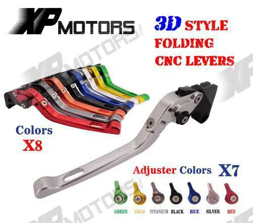 

Adjustable CNC 3D Feel Folding Brake Clutch Levers For BMW F800GS 2008-2014