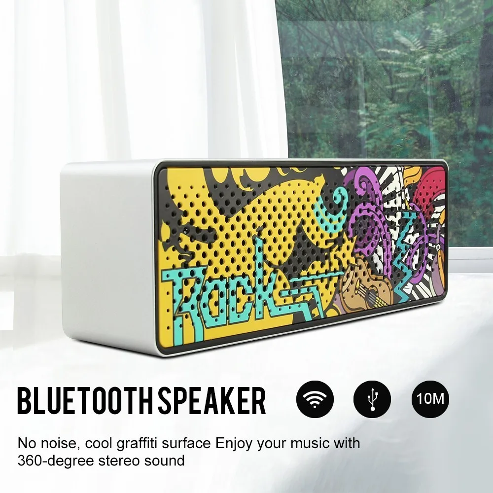 Mini Wireless Bluetooth Speaker Portable Subwoofer Sound Box Music Column Computer Speakers Talking Boombox Acoustic System