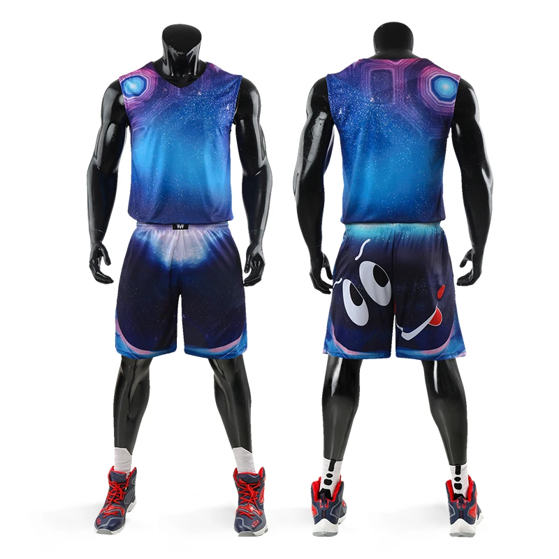 

New Breathable Throwback Basketball Jersey Set Adult Basketball Jerseys Kit Training Team Uniform Basketball Jerseys Customized