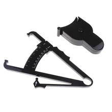 Штангенциркуль для измерения жира в теле, измерительная лента Skinfold с измерительной таблицей, инструмент для ухода за здоровьем тела