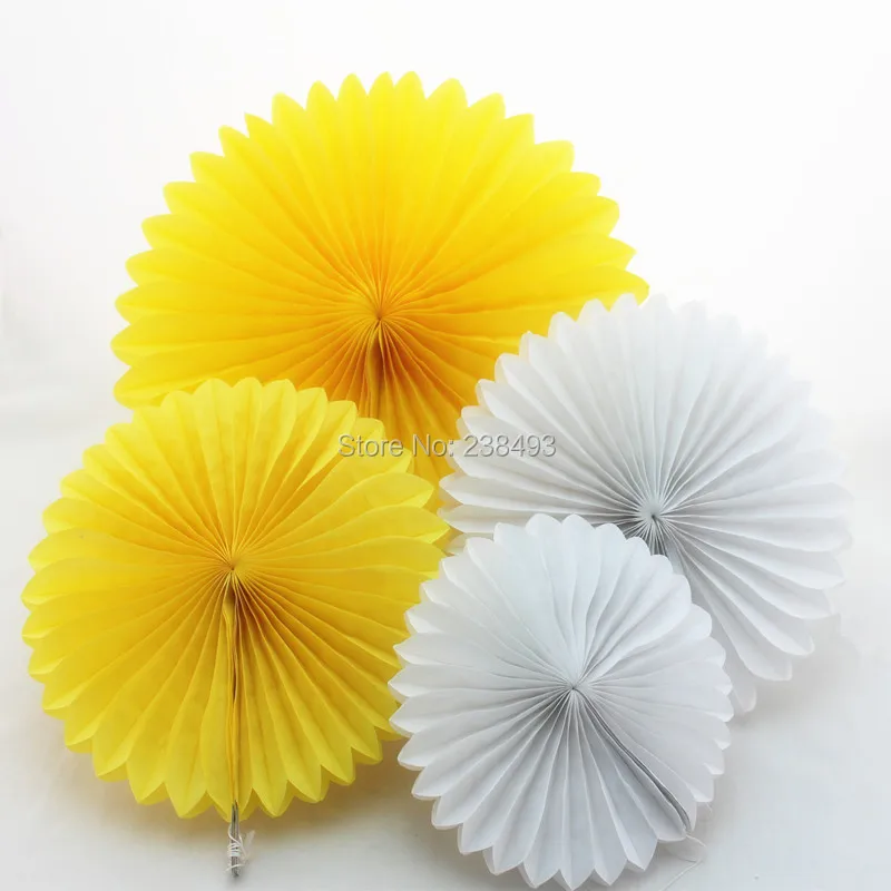Free Ship White Paper Fan 50pcs/Lot 25cm Paper Fans Wholesale/Retail