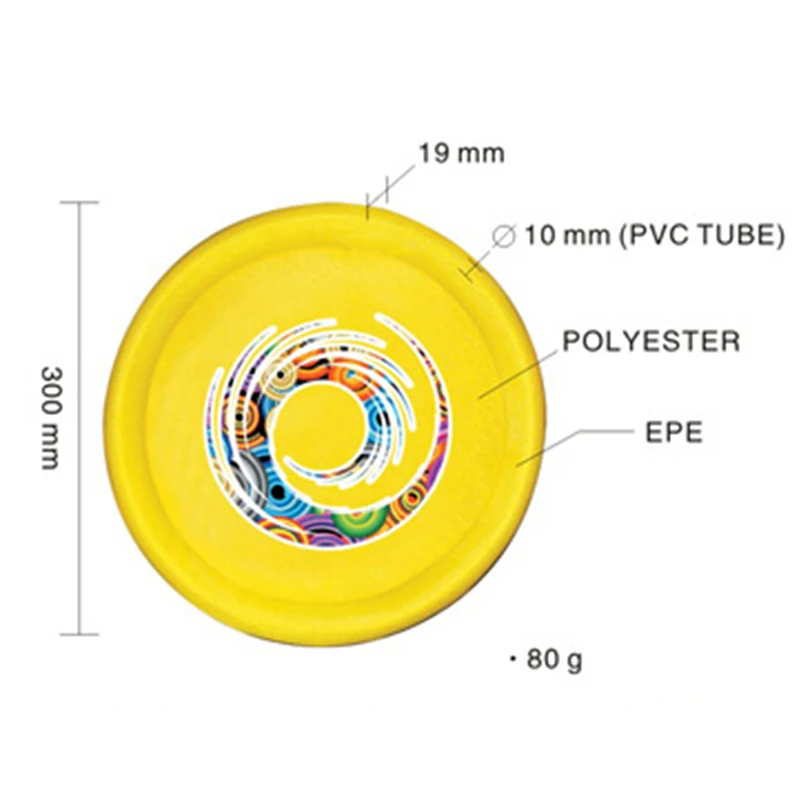 Featherlight Cloth Frisbee, Children Soft Flying Saucer, Kid Saft