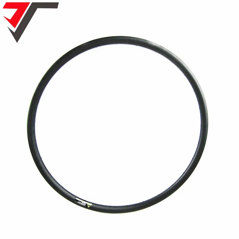 Best TRIPS 2018 New Flyweight 280g only carbon 29er mtb rim XC hookless carbon rims UD 29inch mountain bike rim tubeless compatible 5