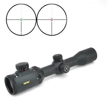 

TOTEN 1.5-5x32 Hunting Rifle Scope For AR15/M16 .223 Cal Compact Waterproof Tactical Illuminated Red and Green Dot Riflescopes